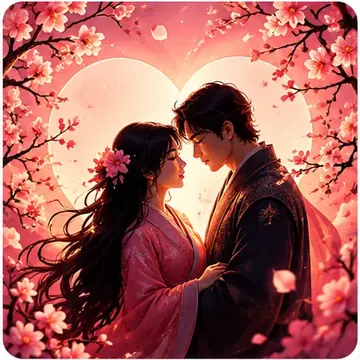 Illustration of a couple representing zodiac compatibility
